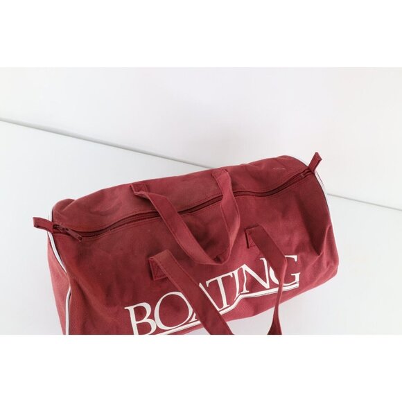 Vintage Red Duffel Bag - Picture 4 of 14
